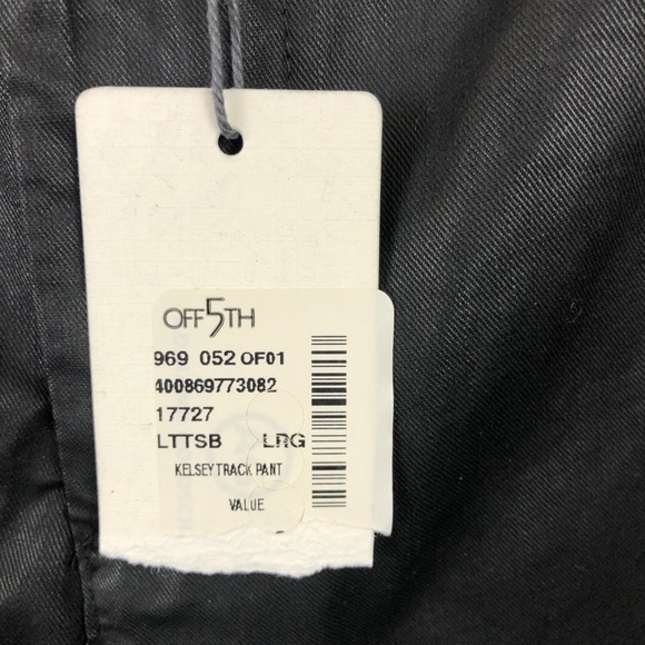 AG Adriano Coated Black Tapered Pants L - Picture 8 of 12